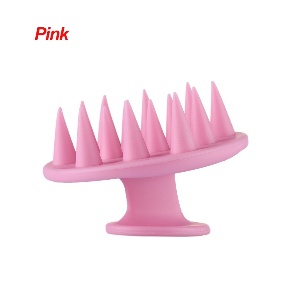 Hair Shampoo Brush Scalp Massager Pink