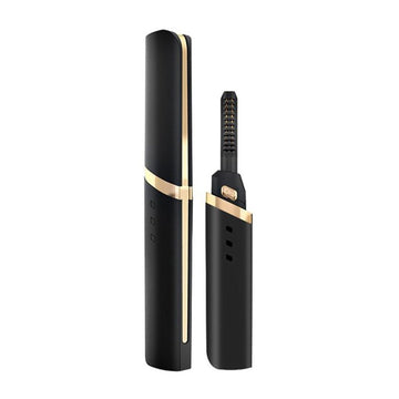 Electric Heated Eyelash Curler Pen Black